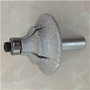High Quality 1/2" Shank Brazing Of Diamond Quartz Knives for Stone Shape