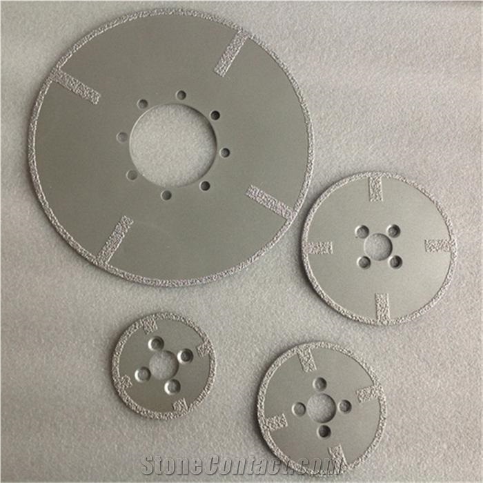Top Grade Diamond Saw Blade for Stone Cutting with Flange and Reinforcement