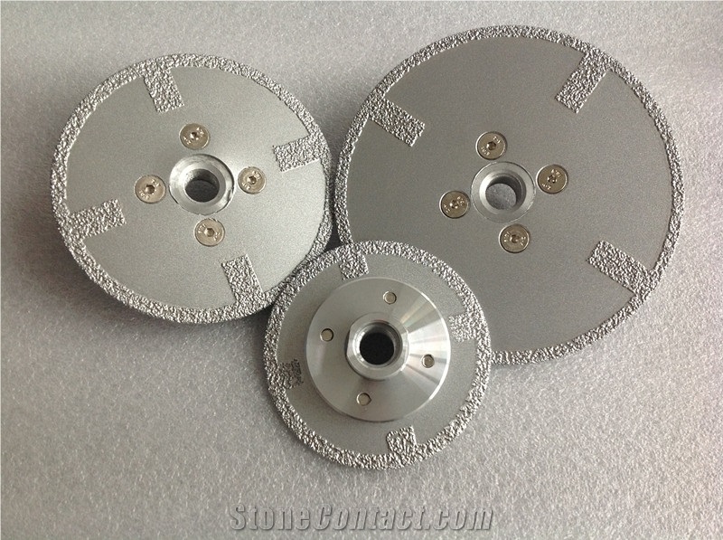 Top Grade Diamond Saw Blade for Stone Cutting with Flange and Reinforcement