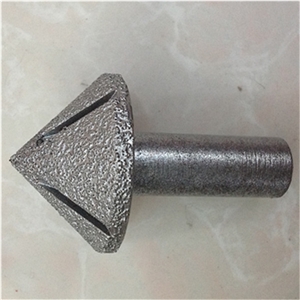 Vacuum Brazed Diamond Router Bit /Stone Edge Profile Tools