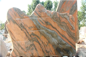 Sunset Red Marble Garden Landscaping Stone