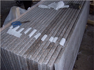 Red Granite Steps & Stairs, G696 Red Granite Stairs