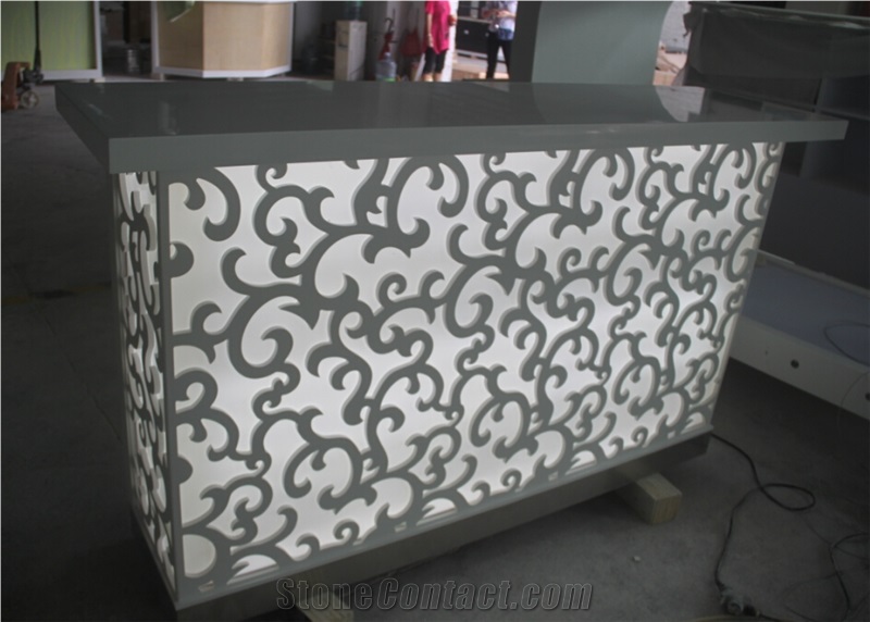 Luxury Design Bar Counter, Acrylic Solid Surface Counter Top