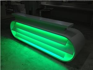 Modern High Glossy Guangdong Furniture Reception Counters