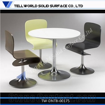 Solid Surface Top Dining Table/Coffee Table, Artificial Stone/Artificial Marble Coffee Tables