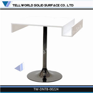 Solid Surface Top Dining Table/Coffee Table, Artificial Stone/Artificial Marble Coffee Tables