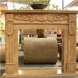 Wellest Brown Marble Fireplace Model No.Sfp023