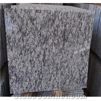Wellest G418 Wave White Granite Polished Floor Tile and Wall Tile, China Grey Granite