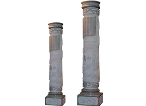 Wellest G664 Bainbrook Granite Solid & Hollow Configuration Antique Roman Columns, Greek Columns,Model Rp011