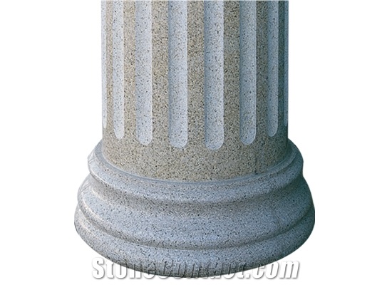Wellest G682 Sunset Gold,Sunset Yellow,Rusty Yellow Granite Column Pedestal,Pillar Base,Column Base,Model Pf020
