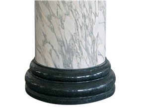 Wellest Galaxy Black Granite Column Pedestal,Pillar Base,Column Base,Model Pf021