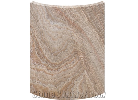 Wellest Imperial Juparana,Imperial Wood, Golden Wood Marble Pillar & Column Skin,Pillar & Column Cover,Model Pb015