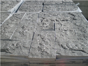 Wellest L828 Blue Limestone Mushroom Stone Wall Tile, China Grey Limestone