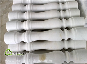 Wellest M500 Guangxi White Marble Baluster,Balustrade,China White Marble Baluster