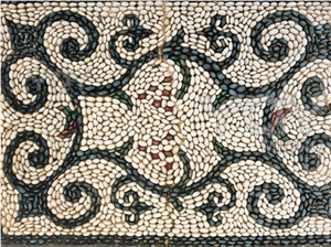 Wellest Polished Gravels &Pebble Stone Mosaic,River Stone Mosaic