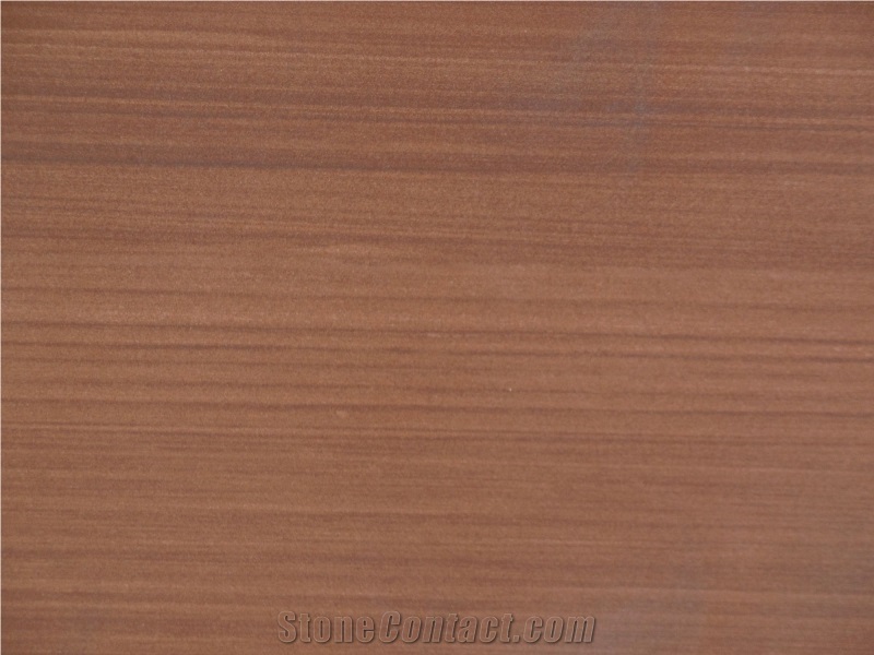 Wellest Rosso Wood Sandstone Flooring Tile, China Sandstone Red Wood Wave,Natural Stone