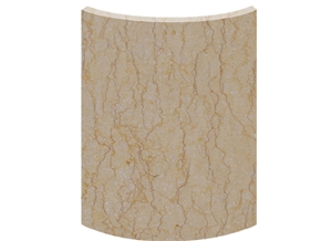 Wellest Sunny Yellow Marble Pillar & Column Skin,Pillar & Column Cover,Model Pb018