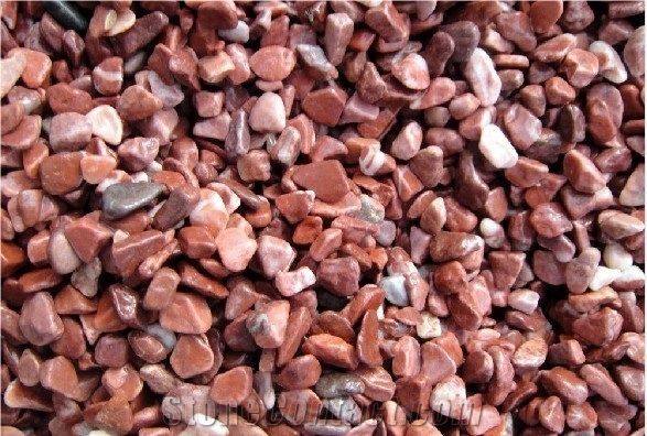 Wellest Super Small Red Color Gravels,Natural Pebble Stone,River Stone,Item No.Sps214