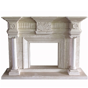 Wellest White Marble Fireplace Model No.Sfp013