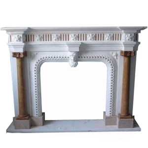 Wellest White Marble Fireplace Model No.Sfp017