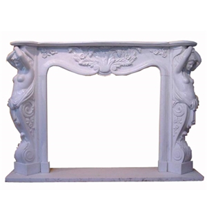 Wellest White Marble Fireplace Model No.Sfp018