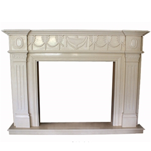 Wellest White Marble Fireplace Model No.Sfp020