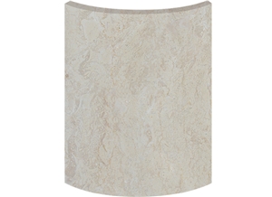 Wellest White Rose Marble Pillar & Column Skin,Pillar & Column Cover,Model Pb004