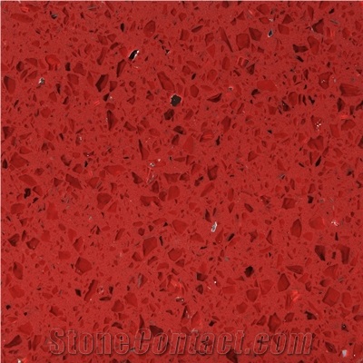 Wellest Wis010 Red Galaxy Quartz Tile and Slab