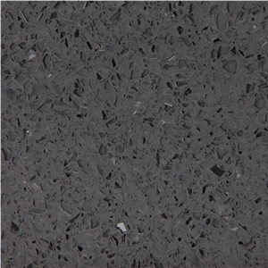 Wellest Wis019 Dark Grey Galaxy Quartz Tile and Slab
