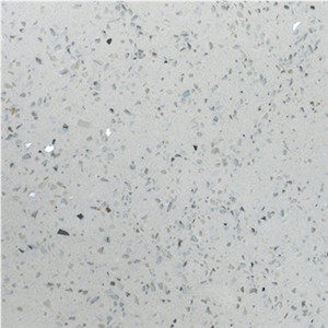 Wellest Wmz133 New White Galaxy Diamond Engineered Marble Tile and Slab