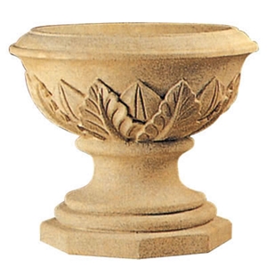 Wellest Yellow Sandstone Garden Flower Pot,Natural Stone Outside Garden Flower Pot,Item No. Sgp001