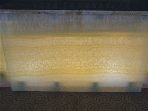 Glass Backed Stone Panel-Glass and Stone Compound Transparent Plate