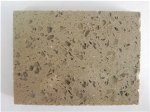 Brown Quartz Stone Floor Tile,Engineered Silver Star Coffee Quartz Stone Tiles&Slabs