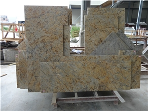 China Golden Crystal Granite Countertops