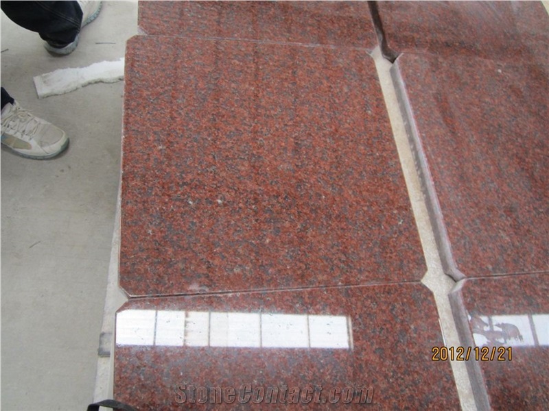 New Imperial Red, Ruby Red Granite Slabs & Tiles, India Red Granite
