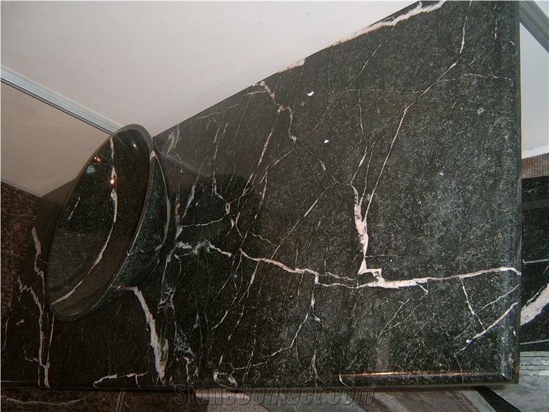 Sante Green China Marble Bath Countertop