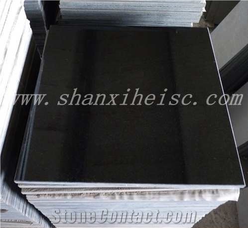 High Quality Absolute Black Granite Cut-To-Size Slabs & Tiles, China Black Granite