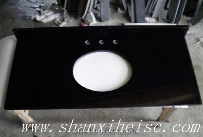 Shanxi Black Granite Water Table Slabs & Tiles, China Black Granite