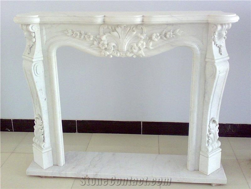 Giga Alabaster Mantel Fireplace Marble Surrounds White Marble