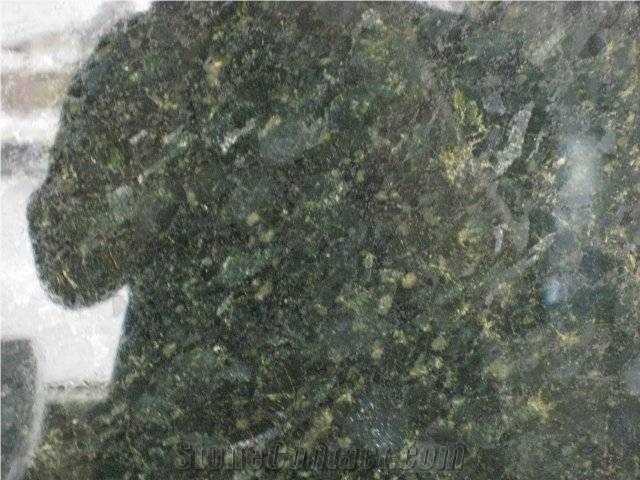 Giga Green Verde Butterfly Granite Slab Remnants, China Green Granite