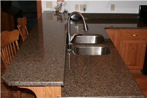Giga Tropical Brown Granite Discount Kitchen Countertop Pricing