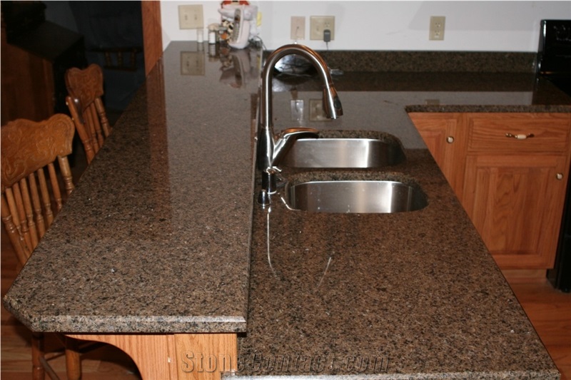 Giga Tropical Brown Granite Discount Kitchen Countertop Pricing