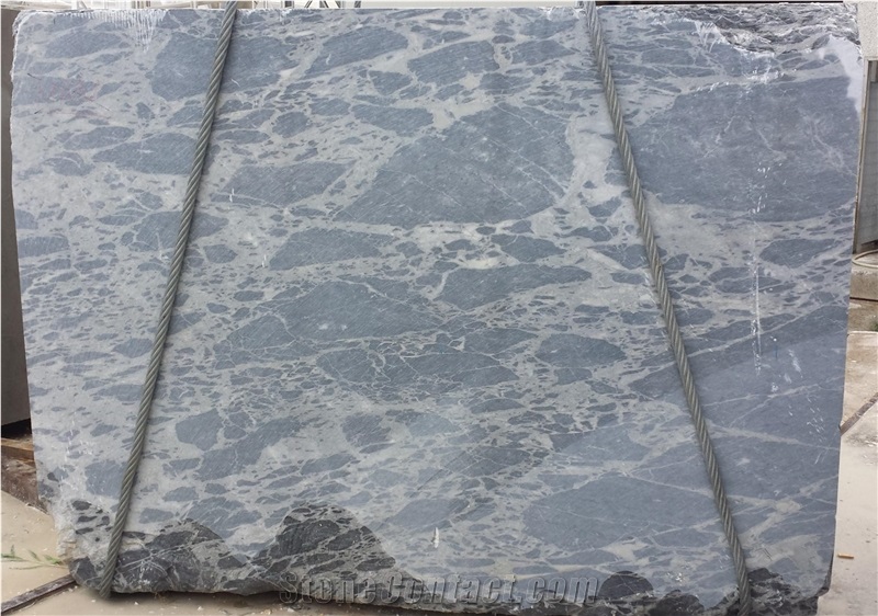Bardiglio Blue C Marble Italy Slabs & Tiles, Italy Grey Marble