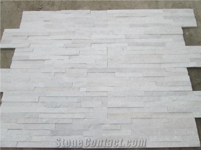 White Quartzite Cheap Culture Stone Wall Stone