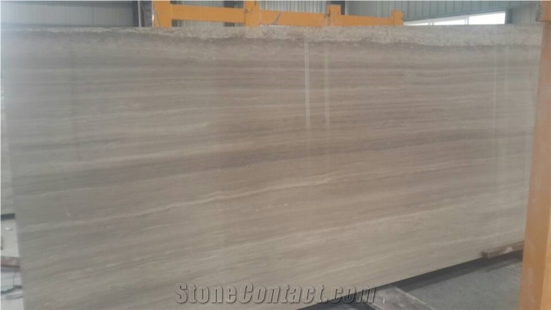 Wooden Grey Marble Slabs&Tiles, China Grey Marble