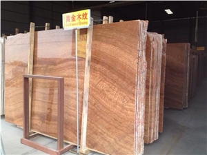 Golden Wood Vein Marble Slabs & Tiles, China Yellow Marble