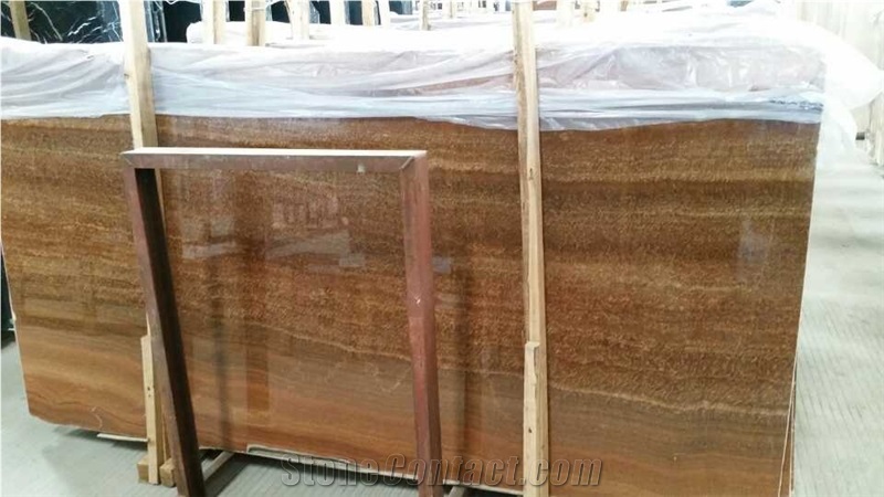 Golden Wood Vein Marble Slabs & Tiles, China Yellow Marble