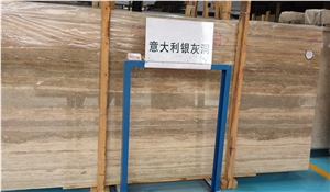 Ocean Silver Travertine Slabs & Tiles