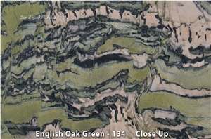 English Oak Green Quartzite Slabs, Brazil Green Quartzite