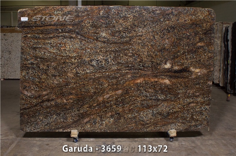  Garuda Granite  Polished Slabs Brazil Brown Granite  from 